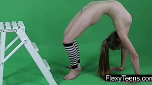 anna mostik, wanna show off your wild gymnastics moves?