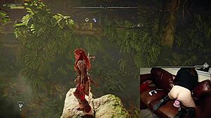 gamer slut got caught masturbating with cam still rolling