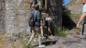 Nude shooting adventure at abandoned Totleben Island base