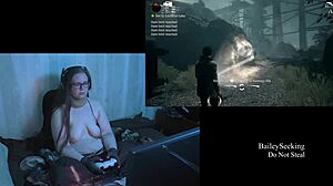 Naked brunette plays Alan Wake in part 10, any surprises?