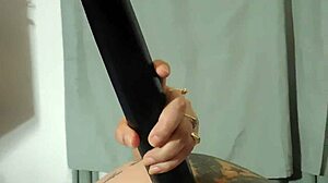 What a Slut! Banged Hard with Bat 2 Full in Ass and Loving It!