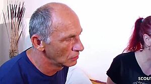 जर्मन कपल ने वर्जिन पड़ोसी को मेच्योर थ्रीसम के लिए बहकाया