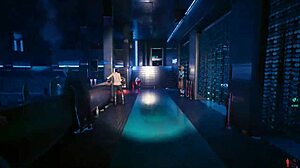 sexy fit athletic cyber babe lucy shows off her naked tight young body.