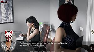 Milf Teacher In Torn Stockings Plays Game With Big Tits Exposed