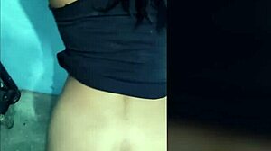 Fucking brunette against the wall!