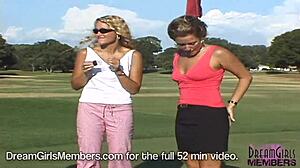 two bffs flashing fast food employees outdoor