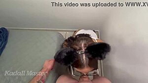 Beautiful Brazilian Slut Sucks Big Cock After Carnival