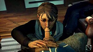 Kate Garcia Cucks David with Javier in The Walking Dead Parody Featuring Blowjob, Cumshot, and Facial