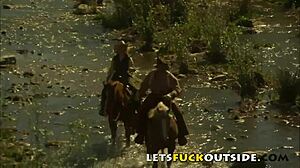 lets fuck outside cute brunette girlfriend with big boobs in leather public car sex