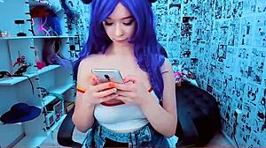 this curvy japanese 18+ chick amazes in cosplay