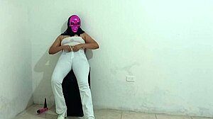 Latina wife fulfills rough fantasy with husband's friend watching