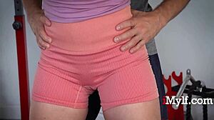 An exercise you wouldnt want to miss with milf in gym fetish redhead fantasy