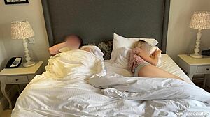 Sharing Bed with Coworker Turns into Unexpected Fuck