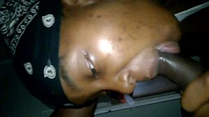 Ebony Momma Sucks Big Dick While Cheating