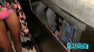 Husband Films Teen Wife Getting Pounded in Glory Hole! More on Red!