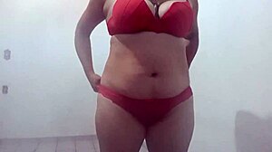 Hot Latina Mature Woman Dancing Seductively