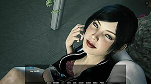 She begs for release in 3D anime outfit