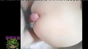 Hey, this young babe gets fingered and rides big cock in wet bathroom anal session