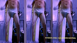 alejandro mistral showing bulge in tight underwear 😍