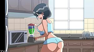 mi madrastra catches me masturbating with big cock in hentai anime sub esp