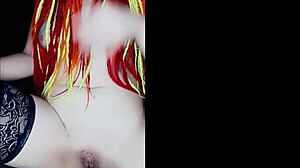 Connecting With A Lover Through A Video Call In Intimate Moments