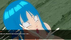 Super Slut Z Tournament Parody Features Dragon Ball Game with Maron Fucking Old Master Roshi in Contest