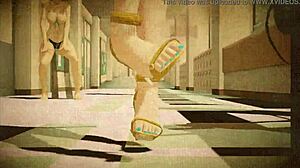 Marine Strips Naked for Erotic Diamond Dance!