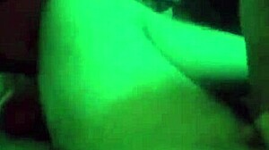 milf girlfriend getting her ass played with while giving blowjob to big cock at home!