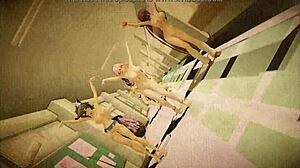 Marine Strips Naked for Erotic Diamond Dance!