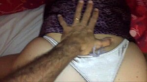 Sexy white milf in satin corset 😍