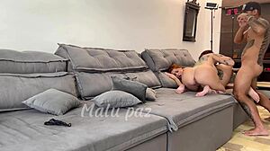 Cameră ascunsă arată prietena împărțind soțul cu mine, Zara Snake și Raul Zobra în acțiune bisexuală