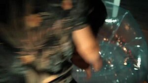 Two Sweet Guys Share Inflatable Chair in Park