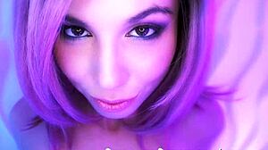 aidra fox in cosplay sucking client?