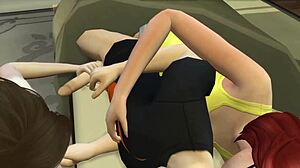 Cheating leads to threesome with girlfriend and friend