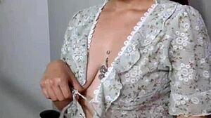 teen plays game with papi on webcam