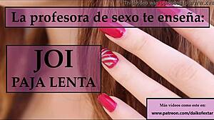 Follow the teacher's jerk off instructions for hot cum 😈