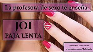 Follow the teacher's jerk off instructions for hot cum 😈