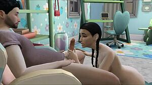 Little niece wants hard dick instead of toys