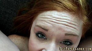 Real redhead teen tongues lesbian in homemade! 😘