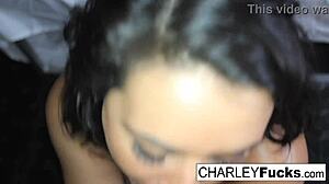 Can Charley Chase handle this big cock? he asked before the cumshot.
