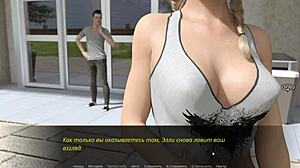 cartoon slut deepthroats huge rod in echoes of lust gameplay