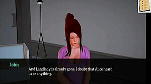 Redhead amateur with big tits and ass gets fucked sideways in hentai game