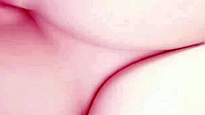 horny milf wajeeha sucks and masturbates shaved pussy