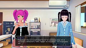 Can you handle this bikini blonde in HS Tutor Part 10 gameplay?