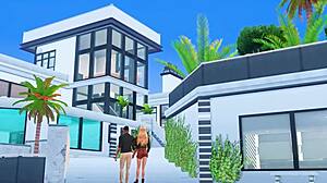 courtside passion in 3d hentai, naughty preview clip