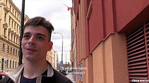 Amateur gay for pay involves rough anal and rimjob outdoors.