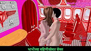 Teen 18+ couple enjoys foreplay