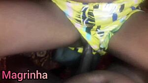 i'm the black guy with big dick fucking the skinny girl and she cums at the end