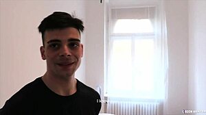 Amateur gay for pay involves rough anal and rimjob outdoors.