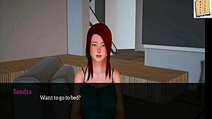Redhead amateur with big tits and ass gets fucked sideways in hentai game
